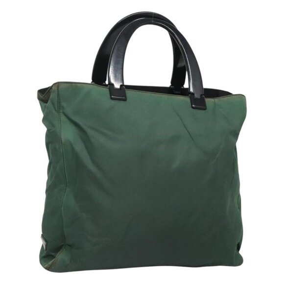 PRADA Hand Bag Nylon Khaki Auth 119457 - Picture 1 of 16